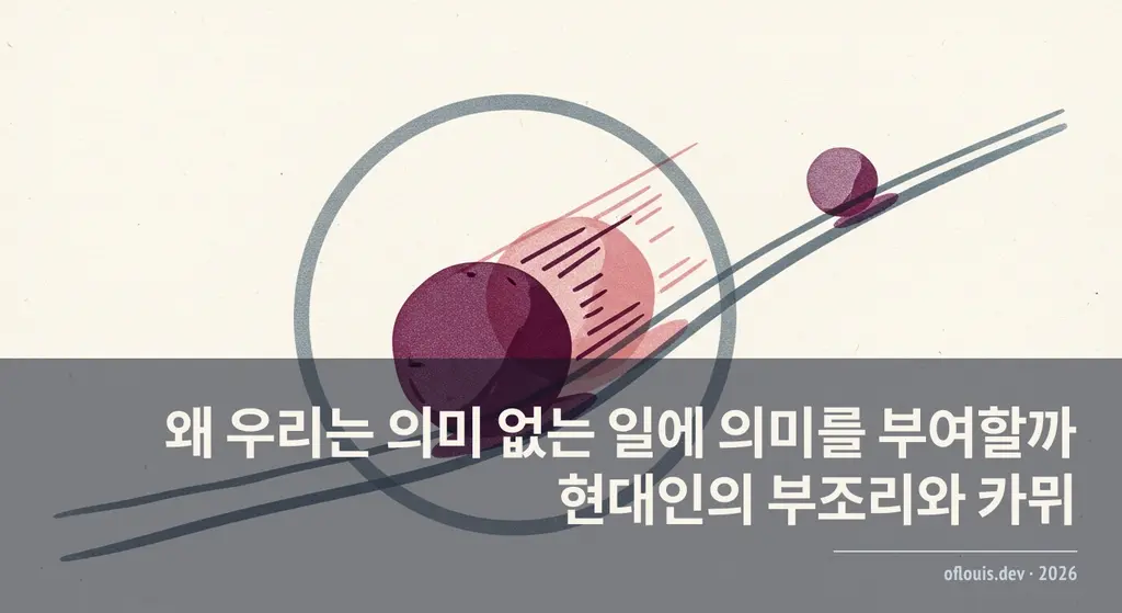 카뮈의 부조리와 현대인의 의미 추구 — 시지프의 바위와 반복되는 일상의 겹침