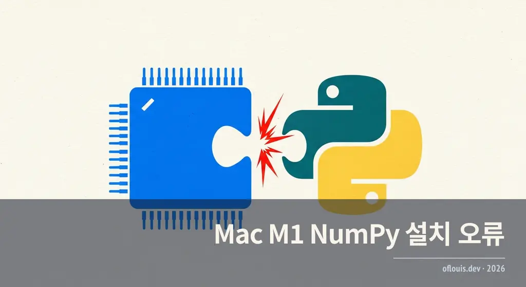 Mac M1 NumPy 설치 오류