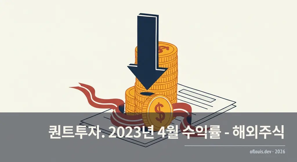 퀀트투자. 2023년 4월 수익률 - 해외주식